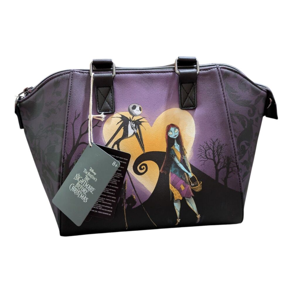 Disney Tim Burton’s The Nightmare Before Christmas Handbag Jack & Sally - Picture 2 of 7